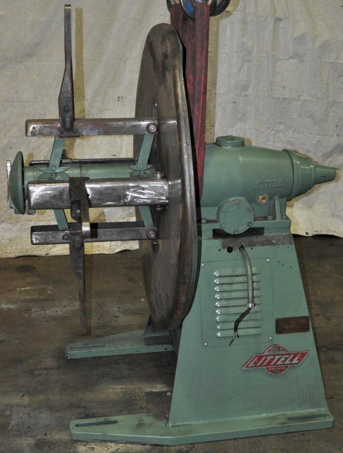 4,000 Lb LITTELL Motorized Uncoiler, 15 to 20 ID, 48 OD, 22 Width