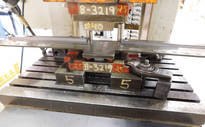 40 Ton ROUSSELLE OBI Press, 3 Str, 12 SH, 3-1/2 Adj, 16 x 26 Bed, 105 SPM