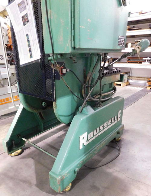 40 Ton ROUSSELLE OBI Press, 3 Str, 12 SH, 3-1/2 Adj, 16 x 26 Bed, 105 SPM