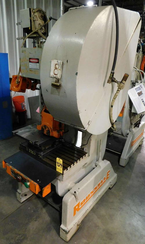 40 Ton ROUSSELLE OBI Press, 3 Str, 12 SH, 3-1/2 Adj, 16 x 26 Bed, 105 SPM
