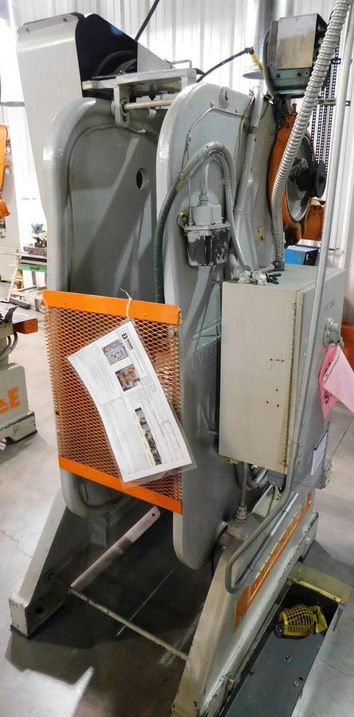 40 Ton ROUSSELLE OBI Press, 3 Str, 12 SH, 3-1/2 Adj, 16 x 26 Bed, 105 SPM