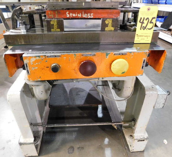 40 Ton ROUSSELLE OBI Press, 3 Str, 12 SH, 3-1/2 Adj, 16 x 26 Bed, 105 SPM