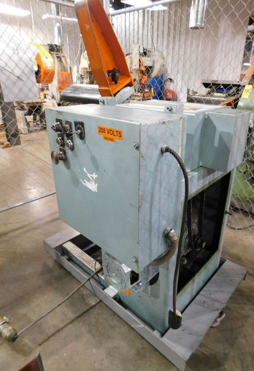 2,500 Lb DALLAS Motorized Uncoiler, 16 to 20 ID, 12 Width, Loop Control