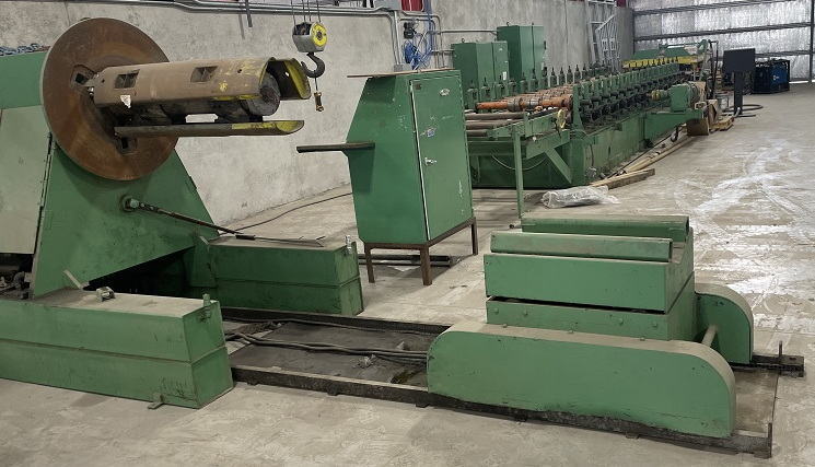 16-Stand ASC R-Panel Line, 3 Spdl, 46 RS, Shear, Accelerator, Uncoiler/Car