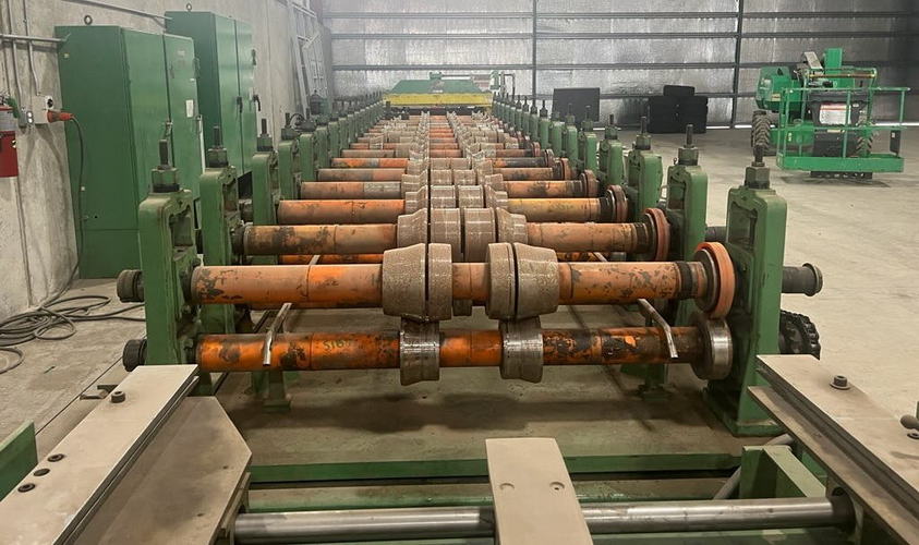 16-Stand ASC R-Panel Line, 3 Spdl, 46 RS, Shear, Accelerator, Uncoiler/Car