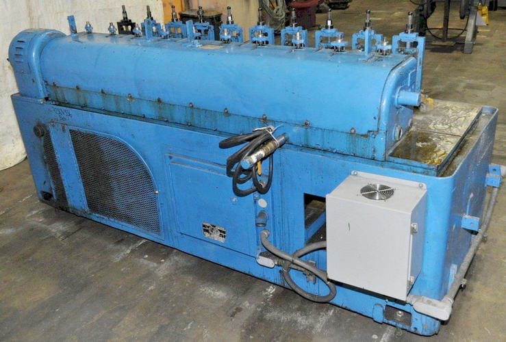 10-Stand TISHKEN Roll Former, 1-1/2 Spdl, 8 RS, 8 Horiz, 1 Vert Adj, 5 HP