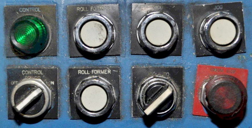 10-Stand TISHKEN Roll Former, 1-1/2 Spdl, 8 RS, 8 Horiz, 1 Vert Adj, 5 HP