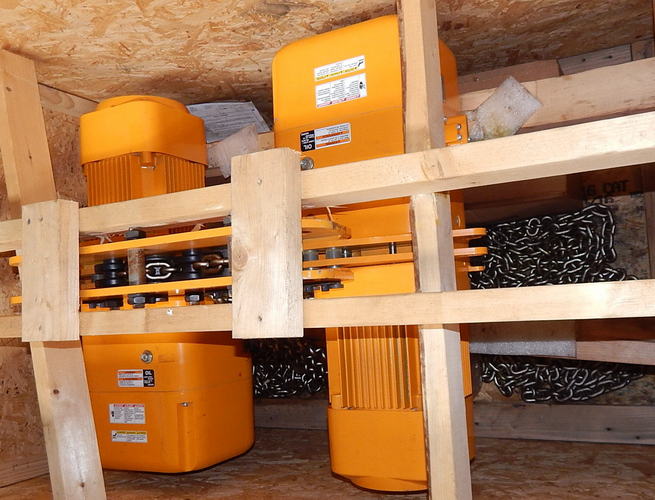 15 Ton HARRINGTON Electric Chain Hoist, 7.5/2.5 FPM, F Duty, 20' Lift, New