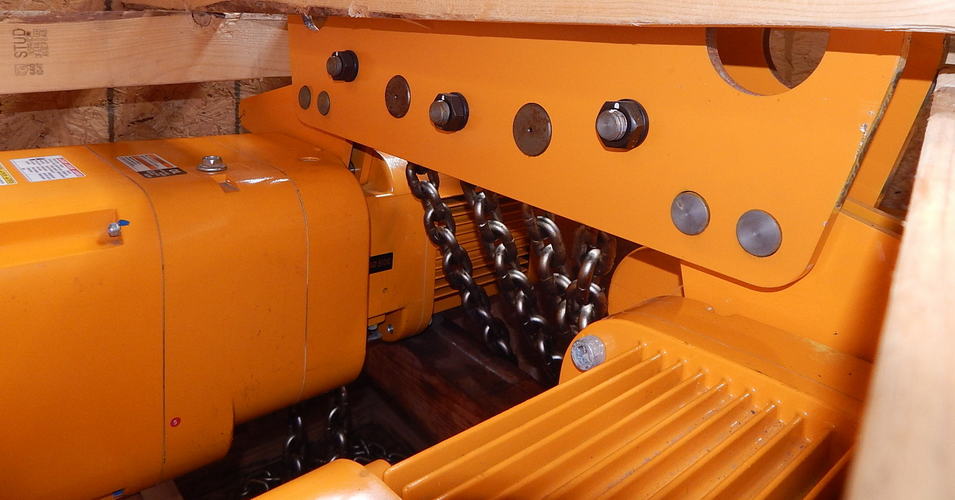 15 Ton HARRINGTON Electric Chain Hoist, 7.5/2.5 FPM, F Duty, 20' Lift, New