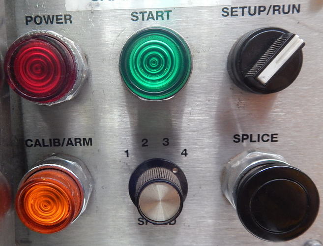 LABEL-AIRE Labeling Machine, 2 Max Label, Dual Unwind, Lot # Laser Burner