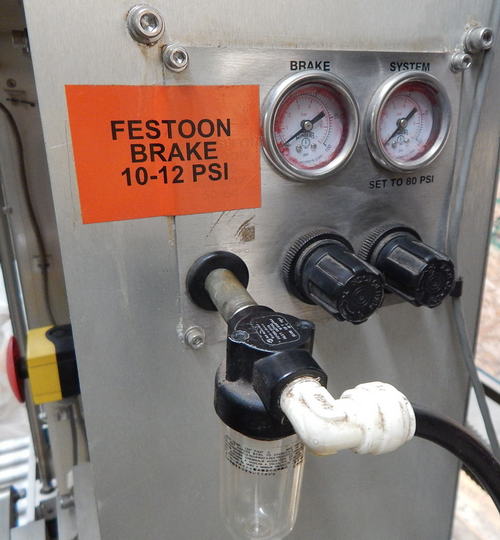 LABEL-AIRE Labeling Machine, 2 Max Label, Dual Unwind, Lot # Laser Burner