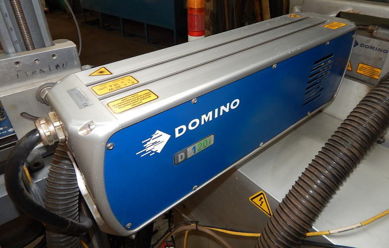 LABEL-AIRE Labeling Machine, 2 Max Label, Dual Unwind, Lot # Laser Burner