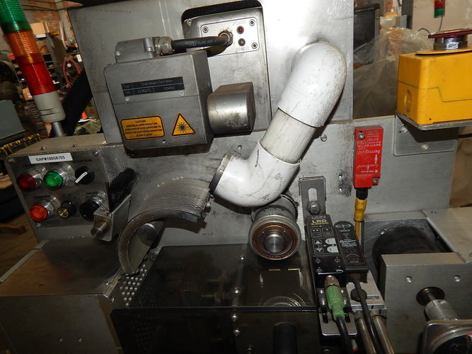 LABEL-AIRE Labeling Machine, 2 Max Label, Dual Unwind, Lot # Laser Burner