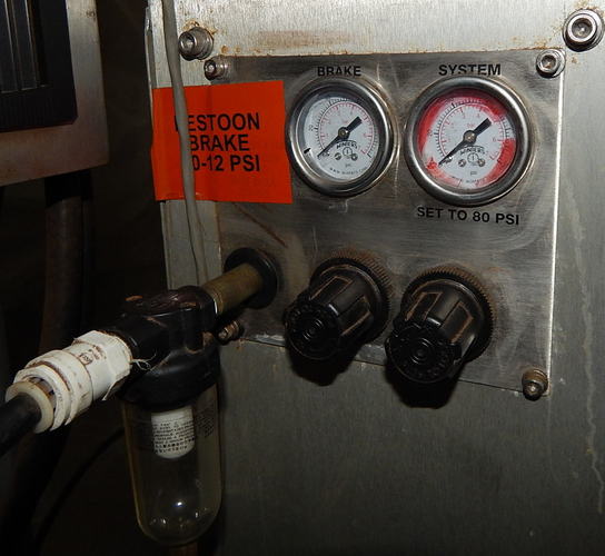 LABEL-AIRE Labeling Machine, 2 Max Label, Dual Unwind, Lot # Laser Burner