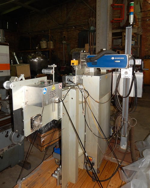 LABEL-AIRE Labeling Machine, 2 Max Label, Dual Unwind, Lot # Laser Burner