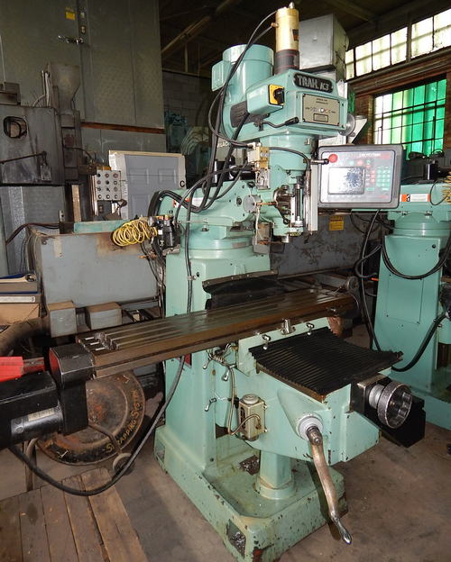 Trak K3-E SOUTHWESTERN INDUSTRIES Vertical Mill, 50 x 10 Bed, 750 Lb Table Cap