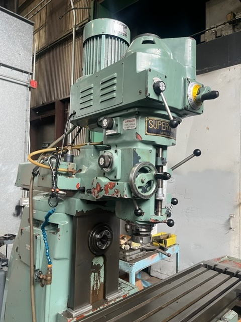 Series II SUPERMAX Horizontal / Vertical Milling Machine, 11 x 51 Table