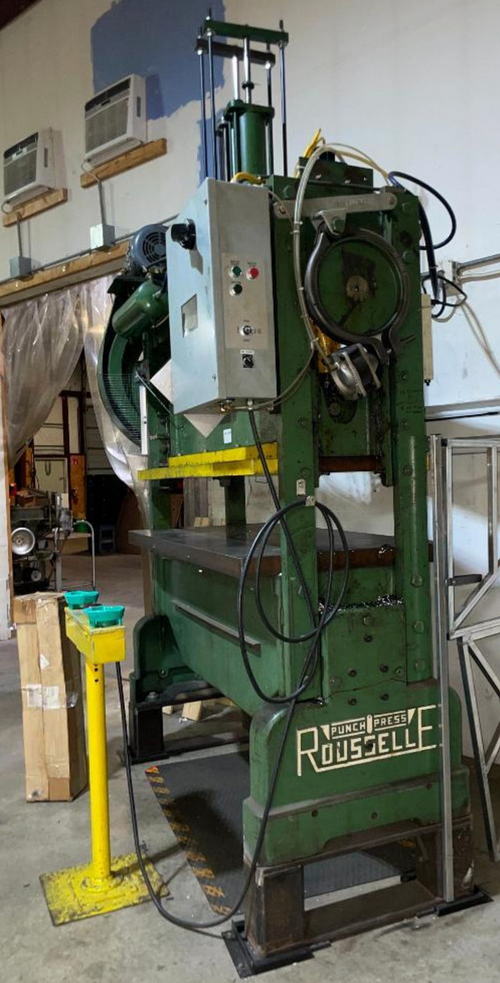 40 Ton ROUSSELLE SSDC Press, 4 Str, 12.5 SH, 105 SPM, Refurb/Updated Controls