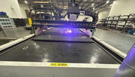 63 x 122 PIRANHA HD510 CNC Plasma Cutter with Hypertherm XPR300