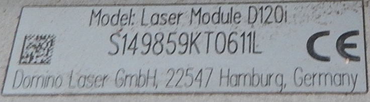 30 Watt DOMINO D120i D Series Laser, 8mm Scan Head, Controller