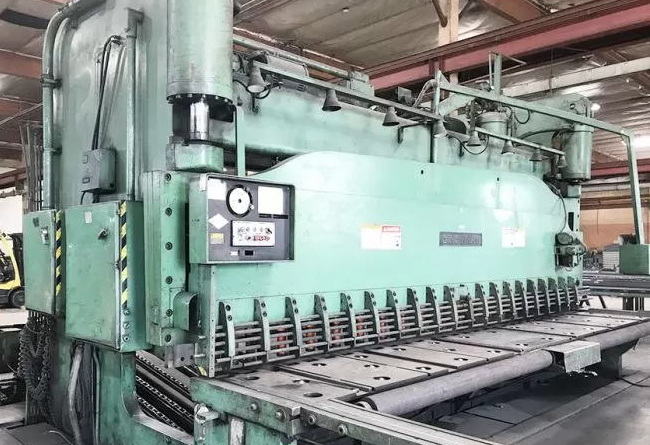 1 x 20' CINCINNATI Hyd Shear, Power Feed Rolls, Support Arms, 50 HP