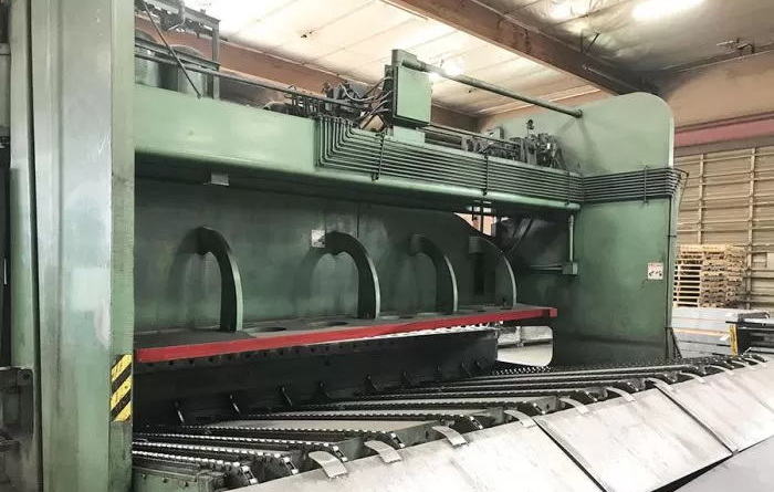 1 x 20' CINCINNATI Hyd Shear, Power Feed Rolls, Support Arms, 50 HP