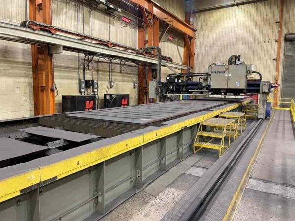 96 x 600 MESSER Plasma Cutter, (2) HPR260 Plasmas, (2) OxyFuel Torches