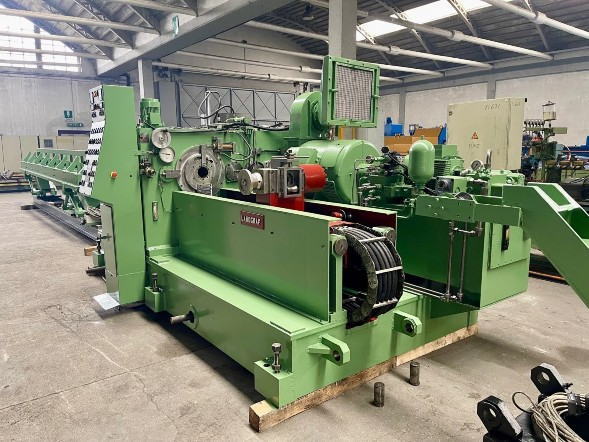 100mm LANDGRAF Bar Peeler, 1900mm to 6500mm Length, to 40M/Min, Loading Table