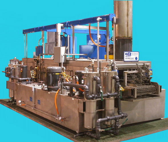 24 W x 12 H MIDBROOK 3-Stage Belt Washer, Elect Heated Wash/Rinse, Regen B/O