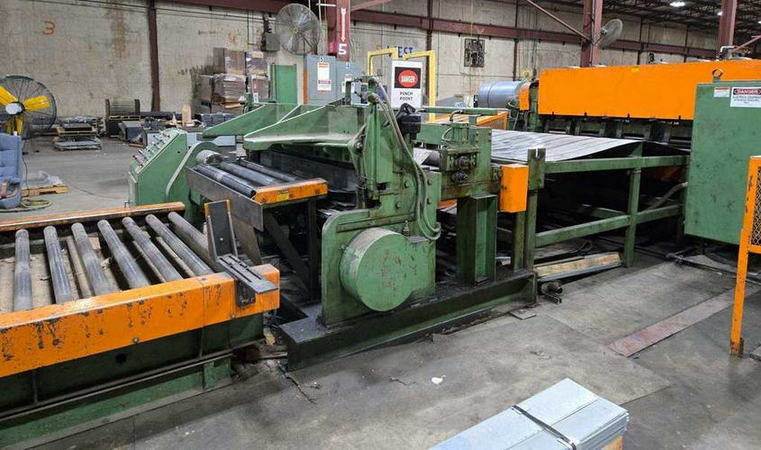 72 x .105 x 25,000 Lb ROWE Cut-to-Length Line