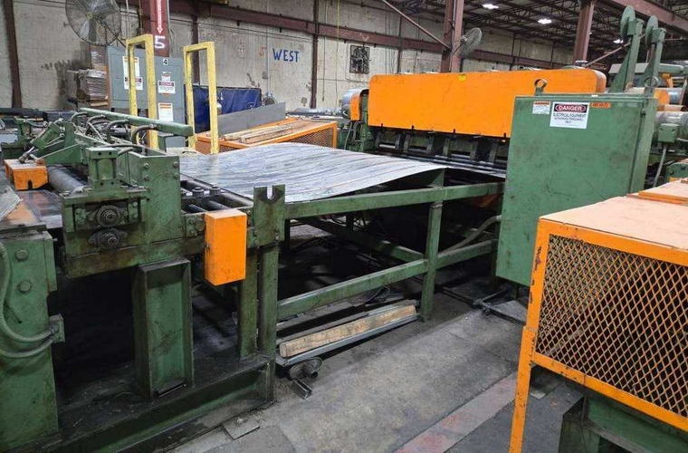 72 x .105 x 25,000 Lb ROWE Cut-to-Length Line