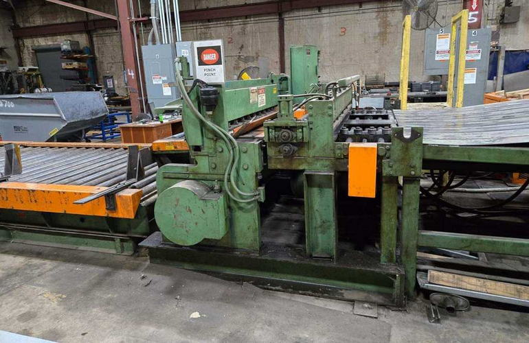 72 x .105 x 25,000 Lb ROWE Cut-to-Length Line