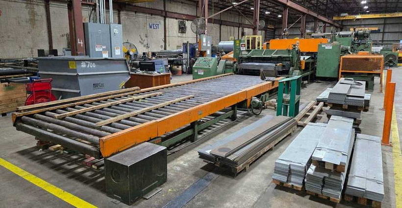 72 x .105 x 25,000 Lb ROWE Cut-to-Length Line