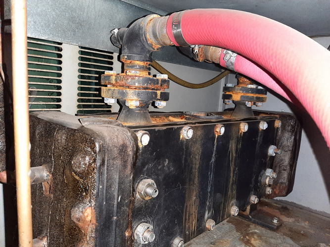 2 Ton KOOLANT KOOLERS Chiller, For Soluble Oil, Cleanable Heat Exchanger, R-22