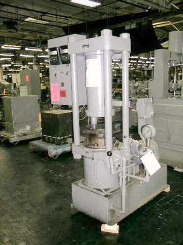 80 Ton ELMES Upacting Hydraulic Press, 4 Str, 32 Dylt, 12 x 12 Platen