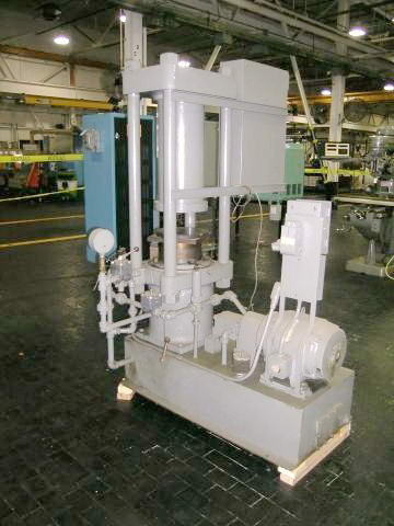 80 Ton ELMES Upacting Hydraulic Press, 4 Str, 32 Dylt, 12 x 12 Platen