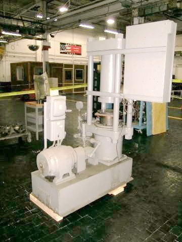 80 Ton ELMES Upacting Hydraulic Press, 4 Str, 32 Dylt, 12 x 12 Platen