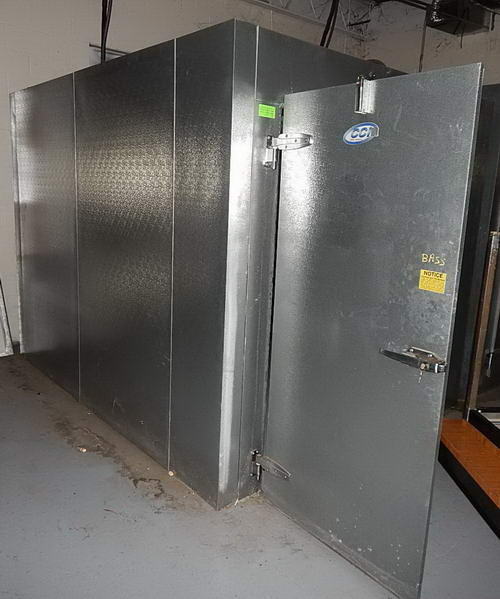 8' x 10' x 8' High CARROLL COOLERS INC Quick Ship Cooler, 34 x 78 Door Opening