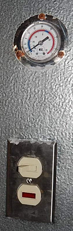 8' x 10' x 8' High CARROLL COOLERS INC Quick Ship Cooler, 34 x 78 Door Opening