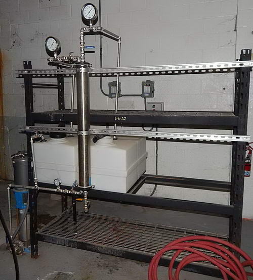 200 PSI High-Impact Tank Cleaning System, SS Filter, 5 HP