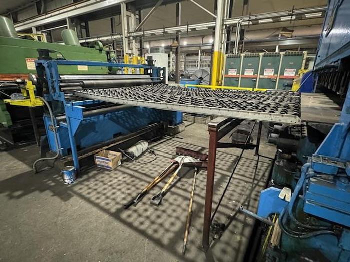 72 x .164 x 50,000 Lb B & K Cut-to-Length Line, 20' Stacker