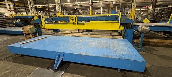 72 x .164 x 50,000 Lb B & K Cut-to-Length Line, 20' Stacker