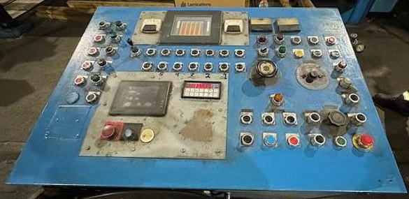 72 x .164 x 50,000 Lb B & K Cut-to-Length Line, 20' Stacker