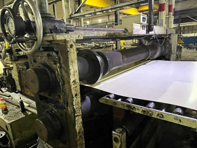 72 x .135 x 40,000 Lb B & K Cut-to-Length Line