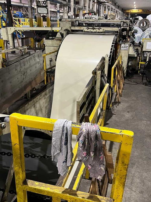 72 x .135 x 40,000 Lb B & K Cut-to-Length Line