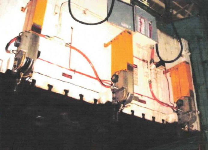 500 Ton VERSON Hydraulic Press, 30 Str, 76 Dylt, 108 x 96 Bed, 150 HP Main