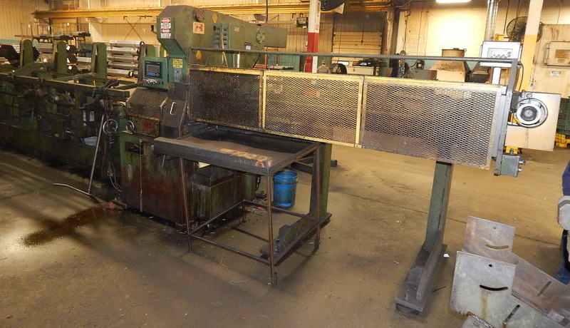 3 HAVEN 873 Dbl Blade Cut-Off, 10' Cut Length, 25' Auto Unscrambler, AB PLC