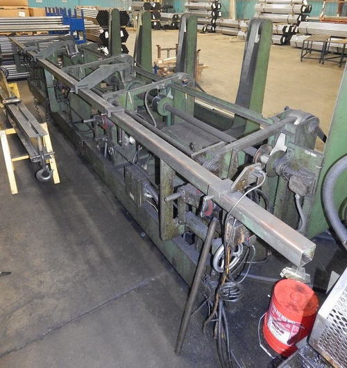 3 HAVEN 873 Dbl Blade Cut-Off, 10' Cut Length, 25' Auto Unscrambler, AB PLC