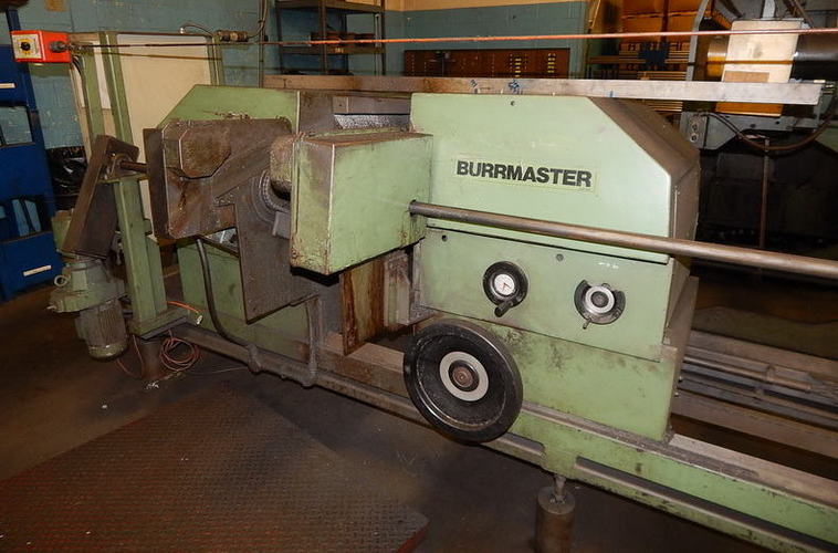 3 x 80 BURRMASTER 1 Deburring Machine, Deburrs Tube ID/OD & Bar OD (Both Ends)