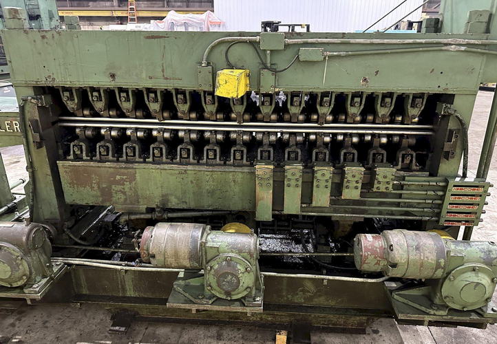 72 x .060 VOSS Corrective Leveler, 19-Roll, (13) Back-Up Rolls, 50 to 300 FPM